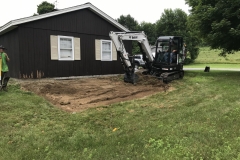 Putting a pad in for a camper
