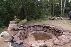 A pool before water is added