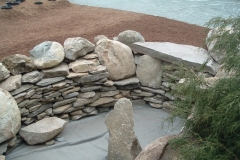 The nursery pool built in 2012 without water